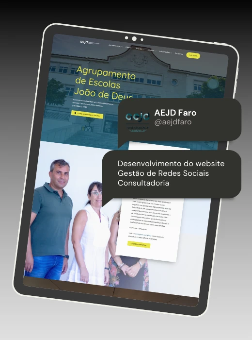 AEJD Faro - Portefólio Webfarus