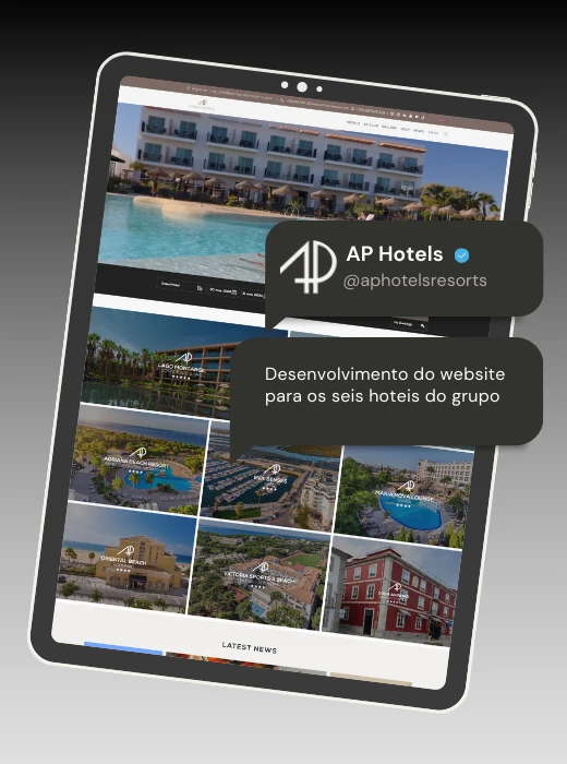 AP Hotels - Portefólio Webfarus